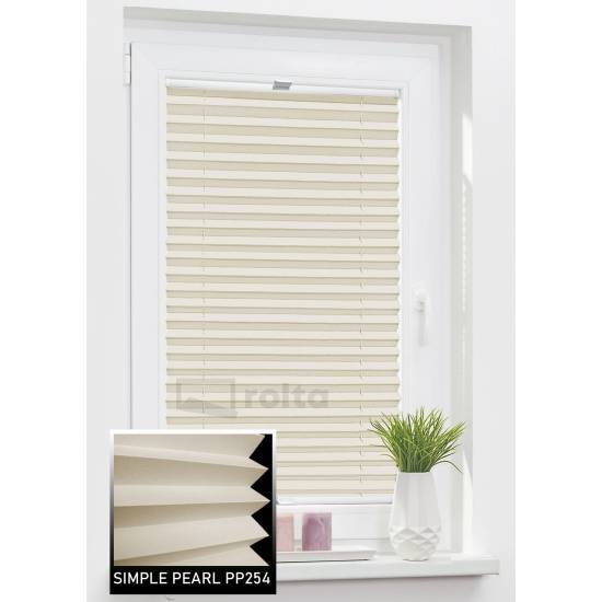 Штори плісе PP254 темний беж Штори плісе PP254 темний беж