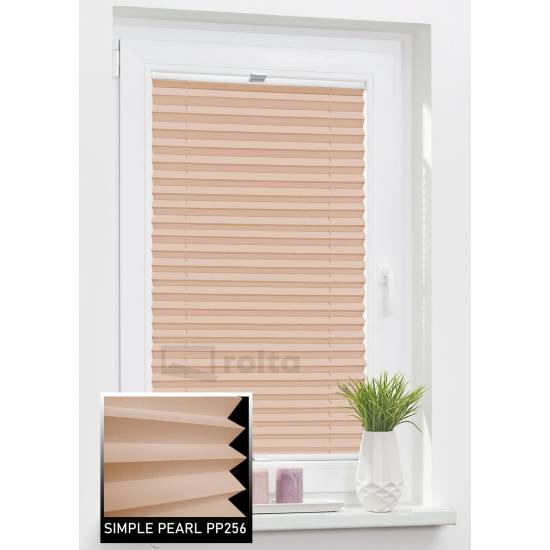 Штори плісе PP256 світло коричневий Штори плісе PP256 світло коричневий