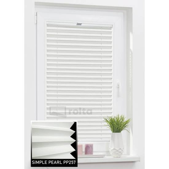 Штори плісе PP257 світло сірий Штори плісе PP257 світло сірий