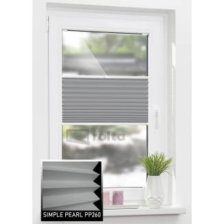 Штори плісе PP260 темно сірий