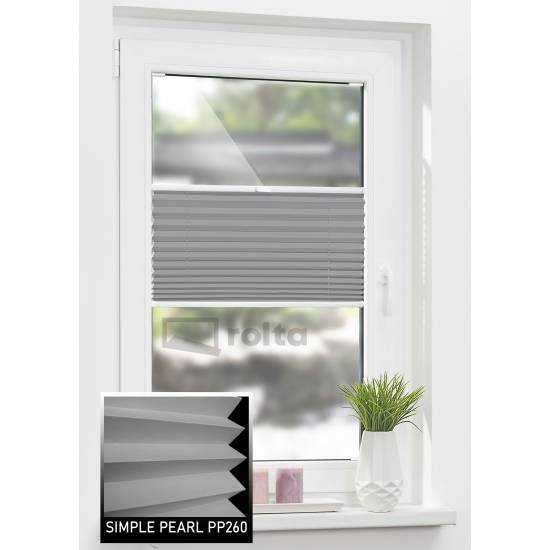 Штори плісе PP260 темно сірий Штори плісе PP260 темно сірий