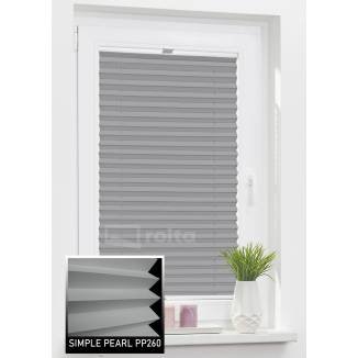 Штори плісе PP260 темно сірий