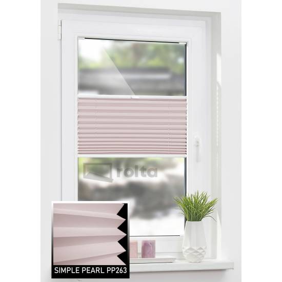 Штори плісе PP263 пудра Штори плісе PP263 пудра