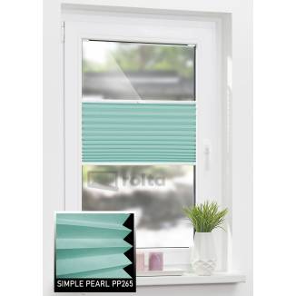 Штори плісе PP265 бірюза