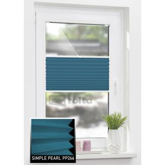 Штори плісе PP266 синій