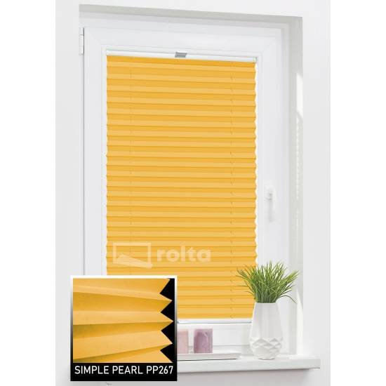 Штори плісе PP267 жовтий Штори плісе PP267 жовтий