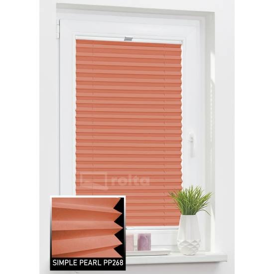 Штори плісе PP268 теракотовий Штори плісе PP268 теракотовий