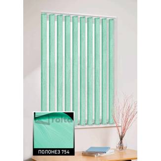 Вертикальні жалюзі  Полонез 754 аквамарин