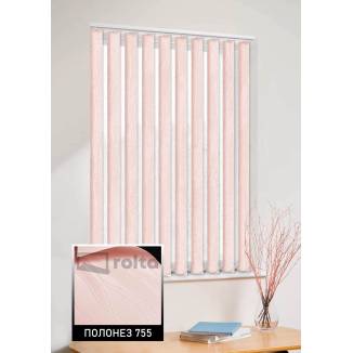 Вертикальні жалюзі  Полонез 755 рожевий
