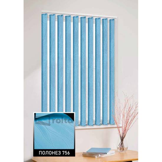 Вертикальні жалюзі Полонез 756 синій Вертикальні жалюзі Полонез 756 синій