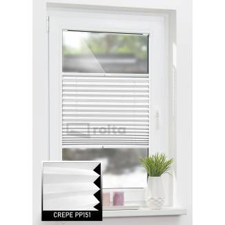 Штори плісе PP151 білий