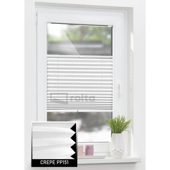 Штори плісе PP151 білий Штори плісе PP151 білий