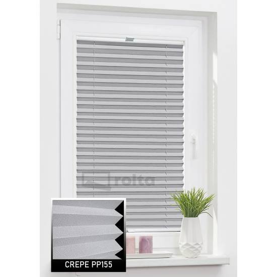 Штори плісе PP155 сірий