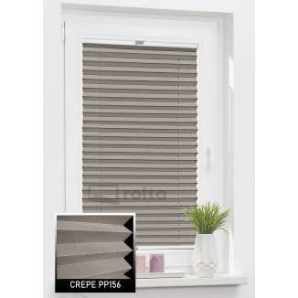 Штори плісе PP156 коричневий