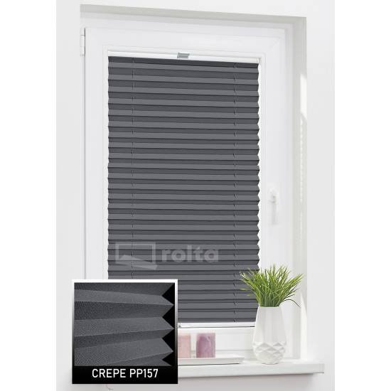 Штори плісе PP157 антрацит