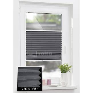 Штори плісе PP157 антрацит