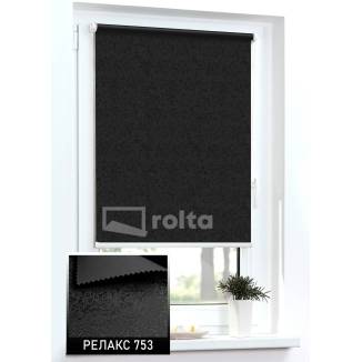 Тканинні ролети Релакс 753 чорний