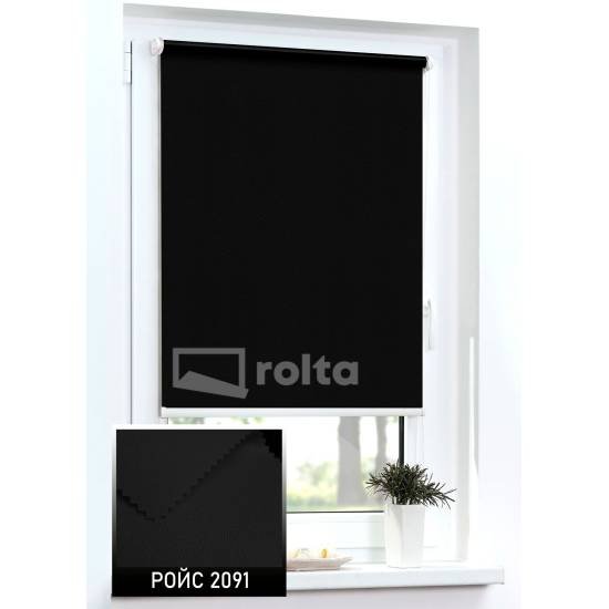 Тканинні ролети Ройс 2091 чорний Тканинні ролети Ройс 2091 чорний