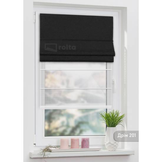 Римські штори ДРІМ 201 чорний