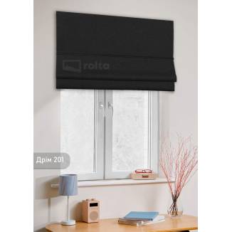 Римські штори ДРІМ 201 чорний