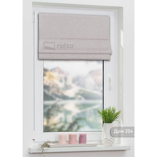 Римські штори-колекція Дрім 204 світло сірий Римські штори-колекція Дрім 204 світло сірий