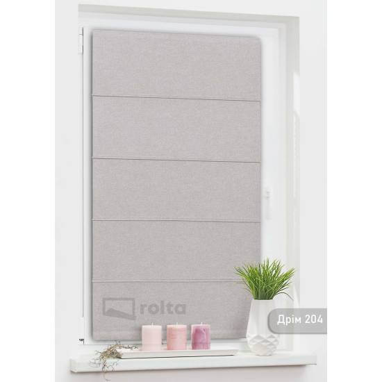 Римські штори-колекція Дрім 204 світло сірий Римські штори-колекція Дрім 204 світло сірий
