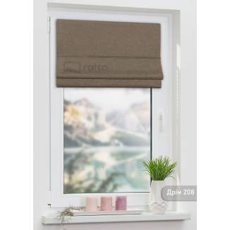 Римські штори-колекція Дрім 208 світло коричневий