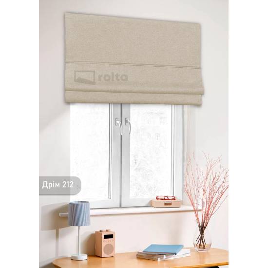 Римські штори-колекція Дрім 212 крем Римські штори-колекція Дрім 212 крем