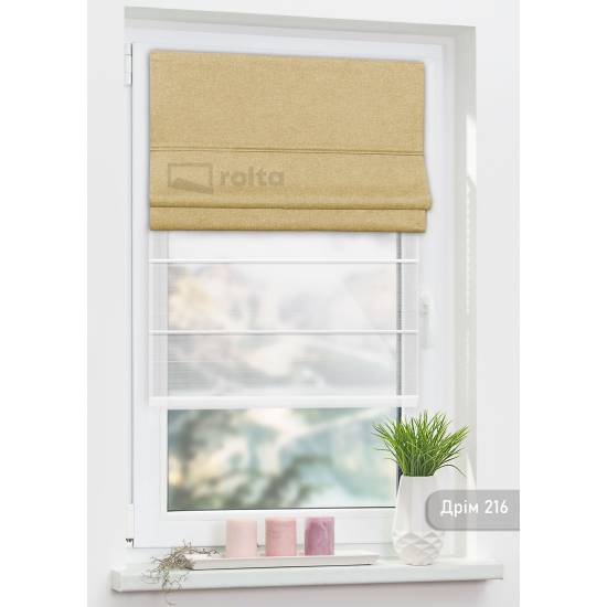 Римські штори-колекція Дрім 216 пісочний Римські штори-колекція Дрім 216 пісочний