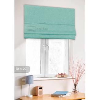 Римські штори-колекція Дрім 221 аквамарин