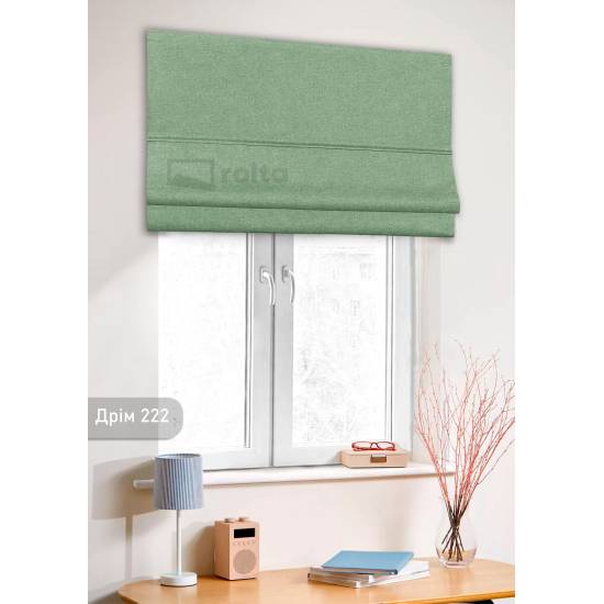 Римські штори-колекція Дрім 222 зелений Римські штори-колекція Дрім 222 зелений