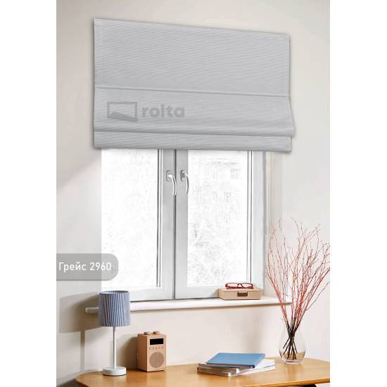 Римські штори-колекція Грейс 2960 сірий Римські штори-колекція Грейс 2960 сірий