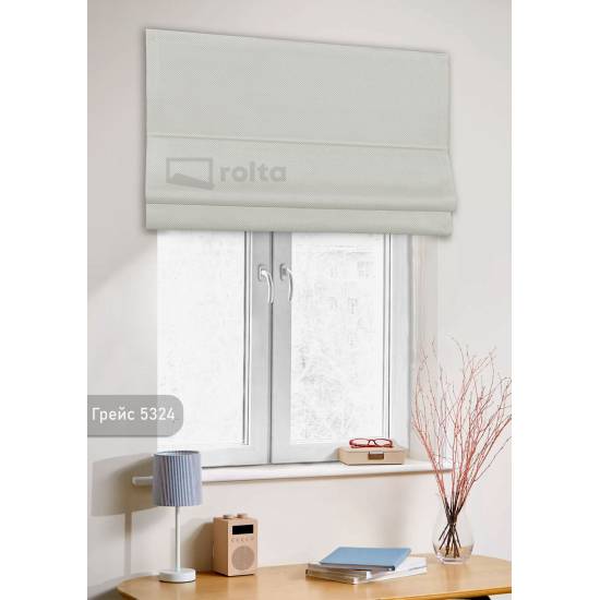 Римські штори-колекція Грейс 5324 світло сірий Римські штори-колекція Грейс 5324 світло сірий
