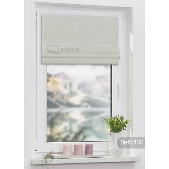 Римські штори-колекція Грейс 5324 світло сірий Римські штори-колекція Грейс 5324 світло сірий