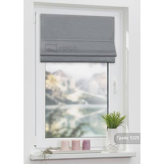Римські штори-колекція Грейс 5325 сірий Римські штори-колекція Грейс 5325 сірий