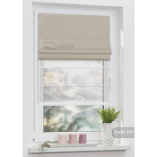 Римські штори-колекція Грейс 555 беж Римські штори-колекція Грейс 555 беж