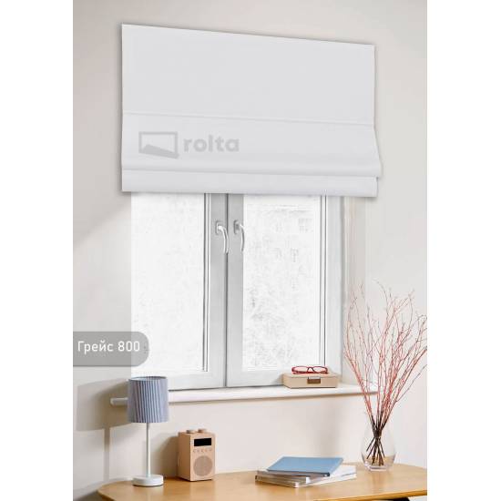 Римські штори-колекція Грейс 800 білий Римські штори-колекція Грейс 800 білий