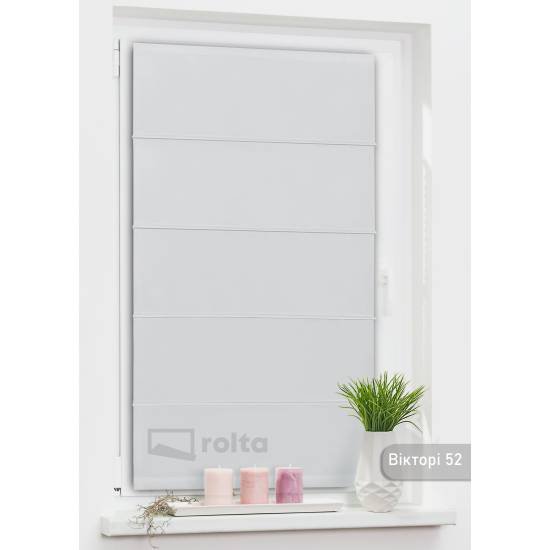 Римські штори-колекція Вікторі БЛЕКАУТ 52 світло сірий Римські штори-колекція Вікторі БЛЕКАУТ 52 світло сірий