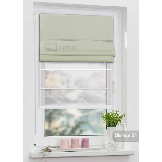 Римські штори-колекція Вікторі БЛЕКАУТ 54 світлий беж