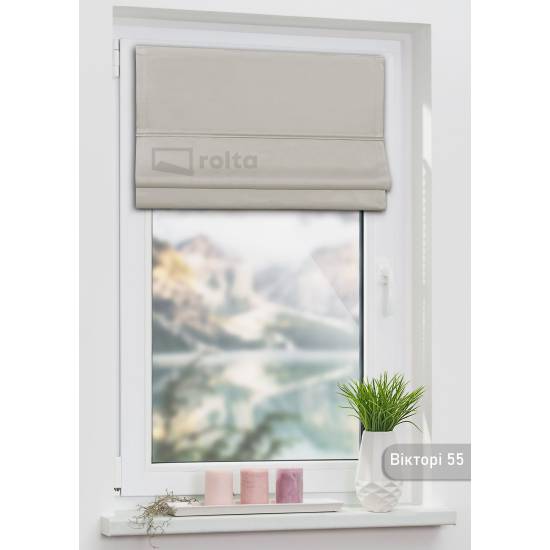 Римські штори-колекція Вікторі БЛЕКАУТ 55 беж