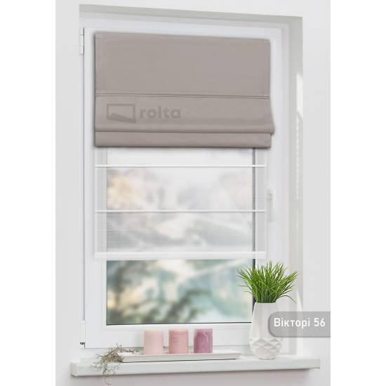 Римські штори-колекція Вікторі БЛЕКАУТ 56 мокко