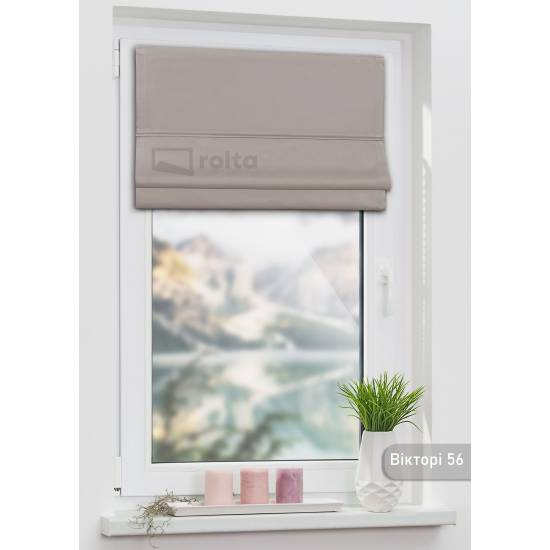 Римські штори-колекція Вікторі БЛЕКАУТ 56 мокко