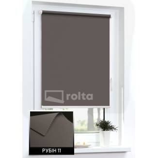 Тканинні ролети блекаут Рубін 11 коричневий