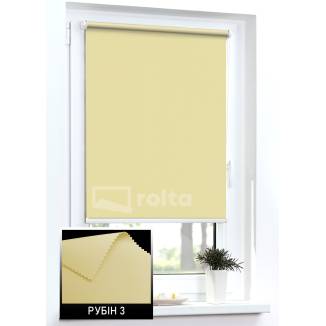 Тканинні ролети блекаут Рубін 3 жовтий