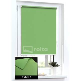 Тканинні ролети блекаут Рубін 6 зелений