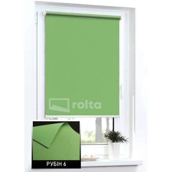 Тканинні ролети блекаут Рубін 6 зелений Тканинні ролети блекаут Рубін 6 зелений