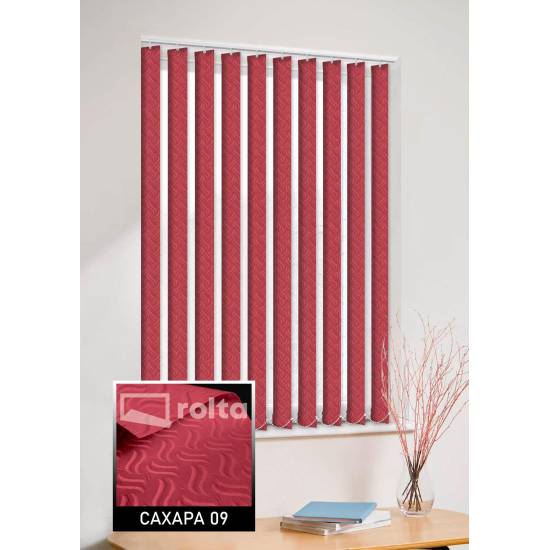 Вертикальні жалюзі Сахара 09 червоний