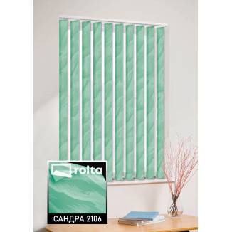 Вертикальні жалюзі Сандра 2106 зелений