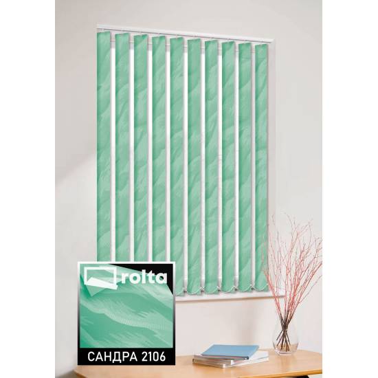 Вертикальні жалюзі Сандра 2106 зелений