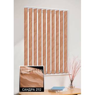 Вертикальні жалюзі Сандра 2112 світло-коричневий